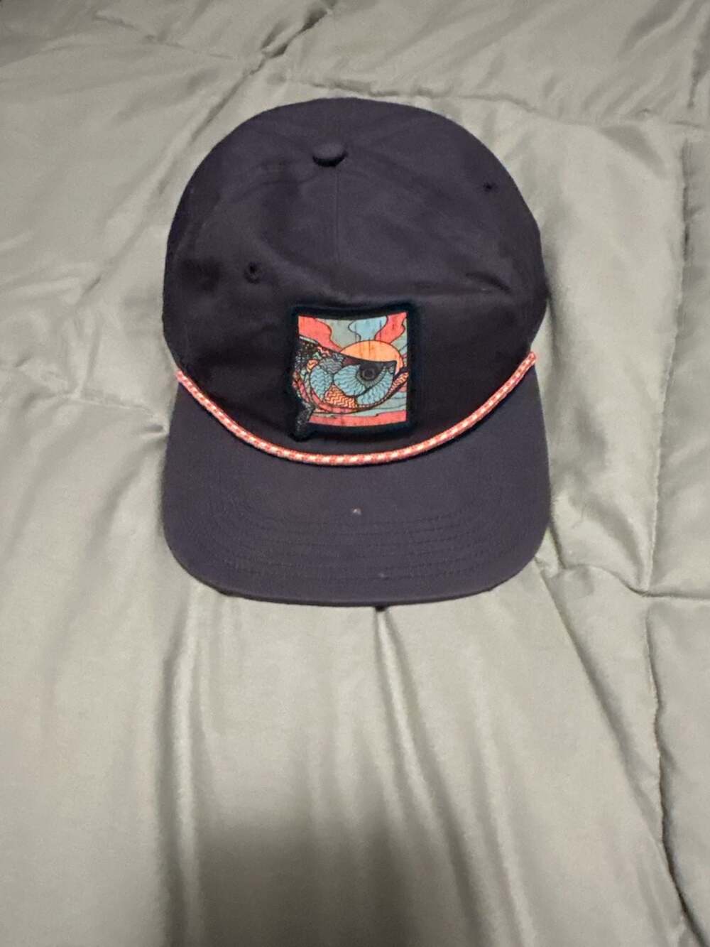 PFG Back Tack Snap Back - Mid Crown
